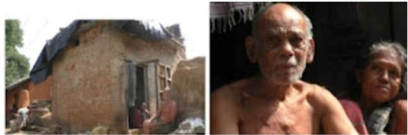 ସାହା  ଭରସା ନାହିଁ, ପରିଣତ ବୟସରେ ପଲିଥିନ ତଳେ ବିତୁଛି ଜୀବନ